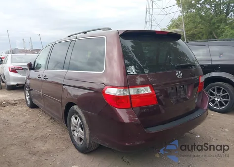 2007 Honda Odyssey Ex из США, поврежденный, VIN 5FNRL38447B113341